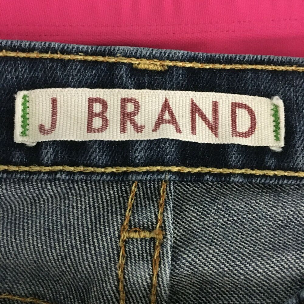 J Brand Jeans Womens Sz 27 Medium‎ Wash Boot Cut Denim Stretch Pockets US Made - Picture 6 of 10